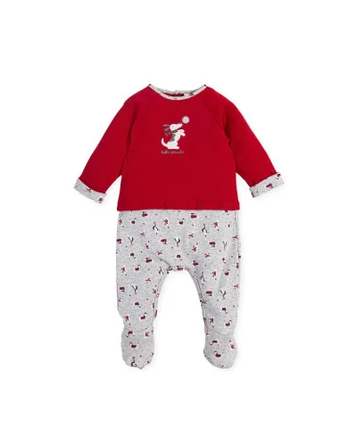 Varita boys' sleepsuit red Tutto Piccolo