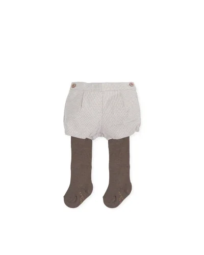 Barco mágico boys' shorts and tights greige Tutto Piccolo
