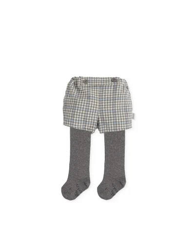 Short y leotardos niño Capa gris Tutto Piccolo