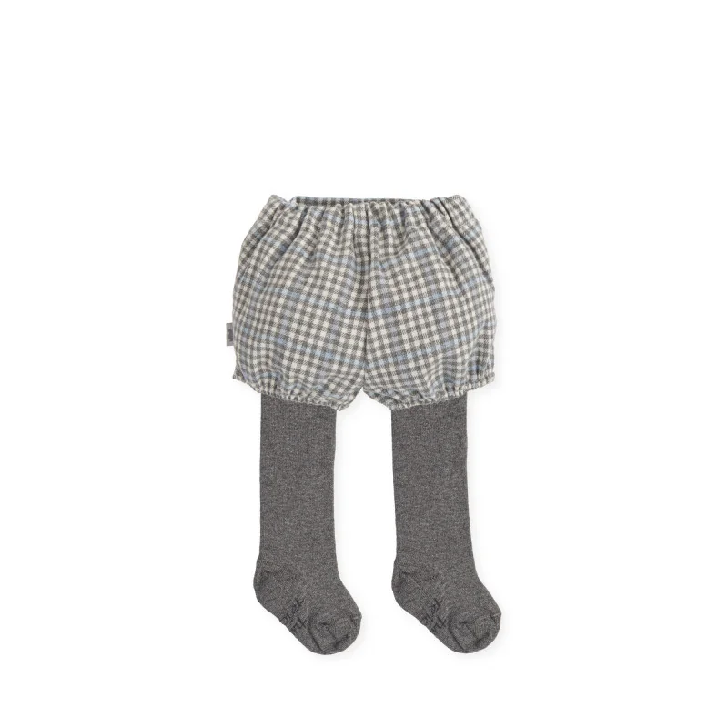 Short & collants Gris Capa Garçon Tutto Piccolo W22