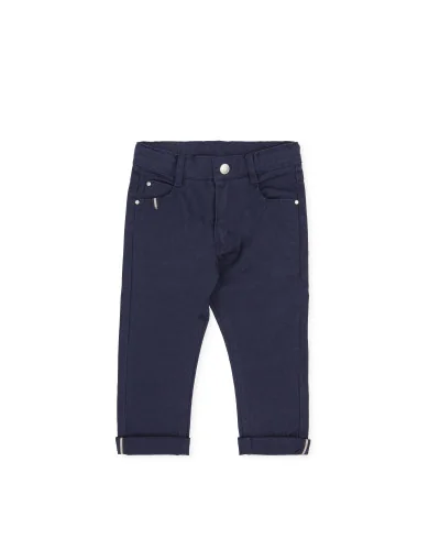 Pantalon Bleu Marine Elfo Garçon Tutto Piccolo W22