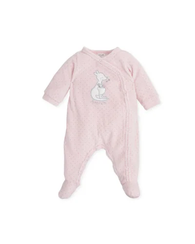 Pelele unisex de algodón grueso Pompón de Azúcar rosa Tutto Piccolo