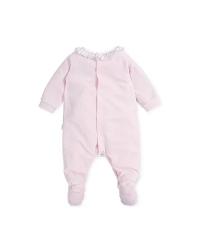Ninfa girls' thick cotton sleepsuit pink Tutto Piccolo