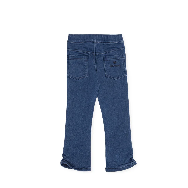 Pantalon Indigo Gémula Fille Tutto Piccolo W22