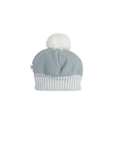Gorro acolchado Ranas de choco verde agua niño Tutto Piccolo