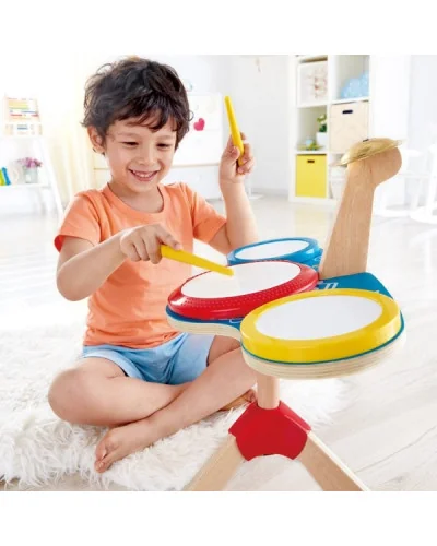 Conjunto de tambor y platillo desde 3 años Hape