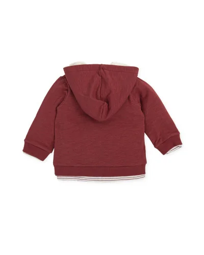 Bola de cristal boys' hooded sweatshirt strawberry Tutto Piccolo