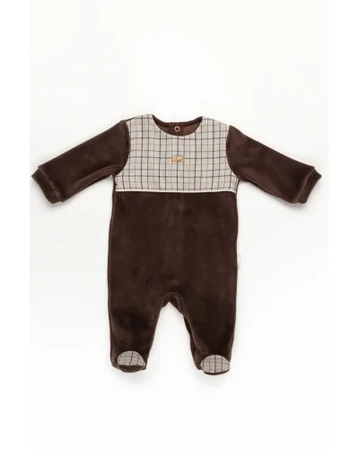 Grenouillère en velours Essentials 3 mois Pureté du bébé