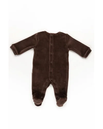 Grenouillère en velours Essentials 3 mois Pureté du bébé