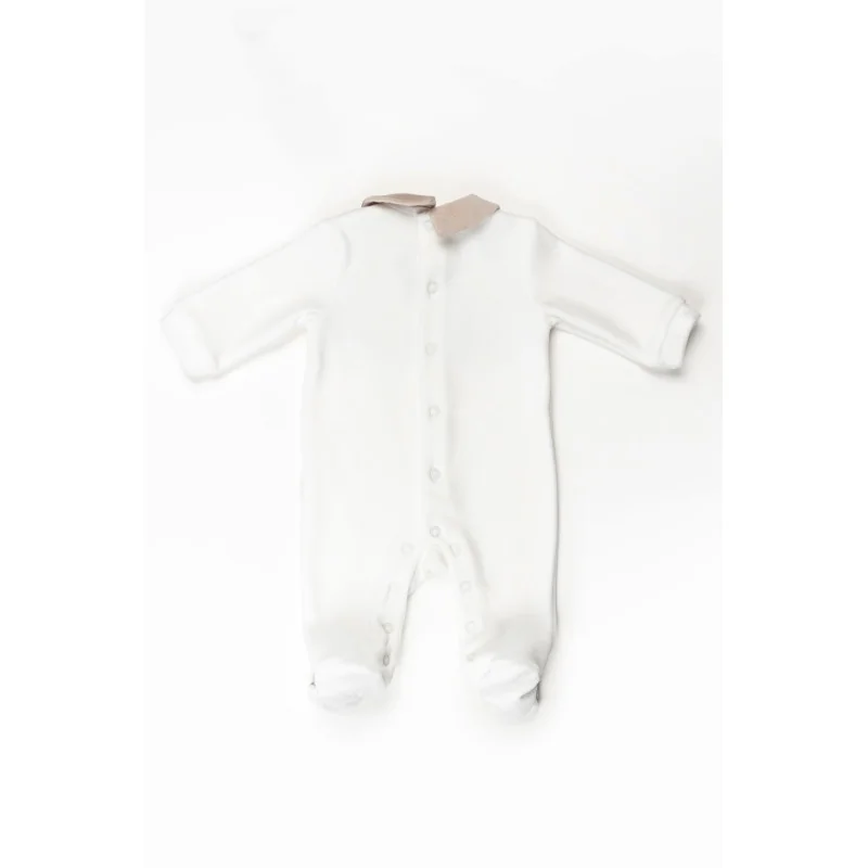 Grenouillere en velours Ducks 02 405 1M 2022 C Hiver Pureté du bébé