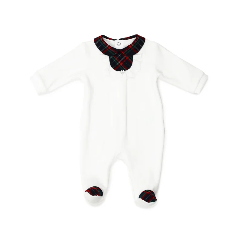 Grenouillere en velours Christmas 02 605 1M 2022 C Hiver Pureté du bébé Grenouillere en velours Christmas 02 605 1M 2022 C Hiver Pureté du bébé