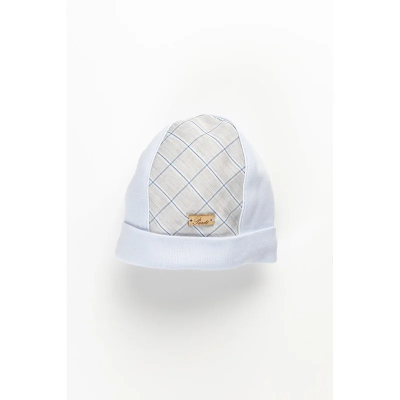 Cotton baby hat blue Pureté du bébé