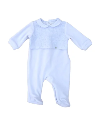 Grenouillere en velours Essentials 04 234 1M 2022 C Hiver Pureté du bébé