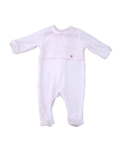 Grenouillere en velours Essentials 03 234 1M 2022 C Hiver Pureté du bébé