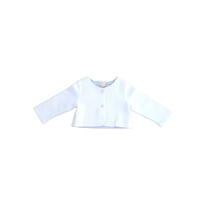 Chaqueta de algodón para bebé beige Pureté du bébé
