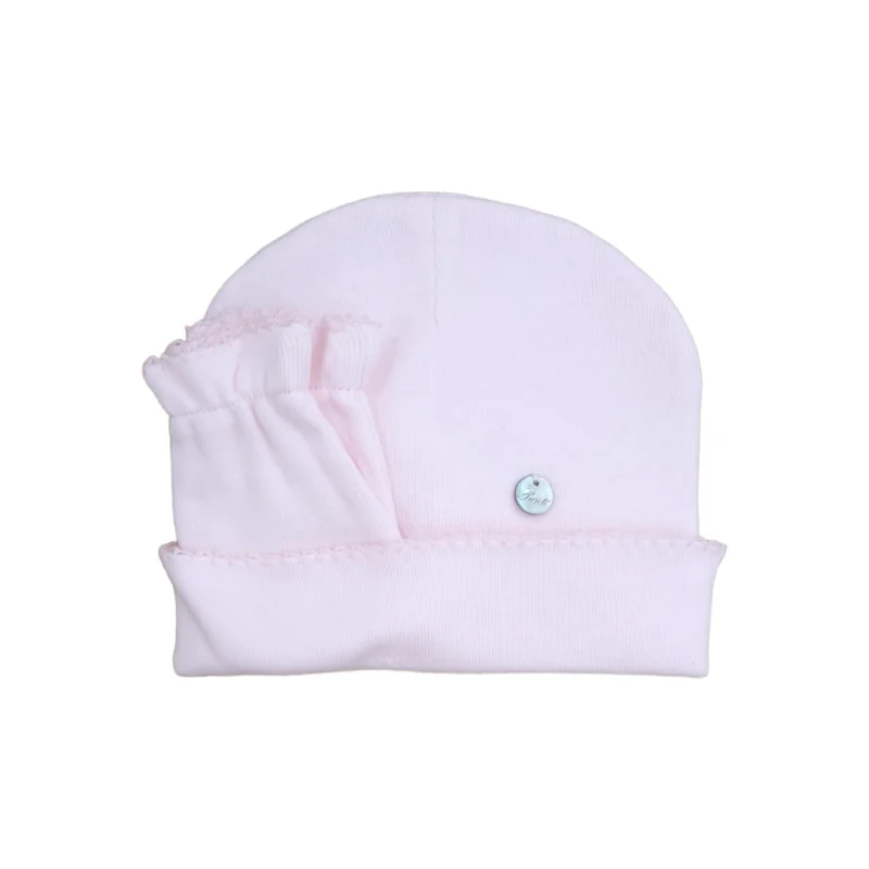 Gorro y manoplas de algodón 03 222 1 mes colección Invierno 2022 Pureté du bébé