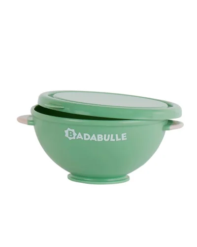 Set de 5 bols antidérapants et 3 cuillères souples Badabulle