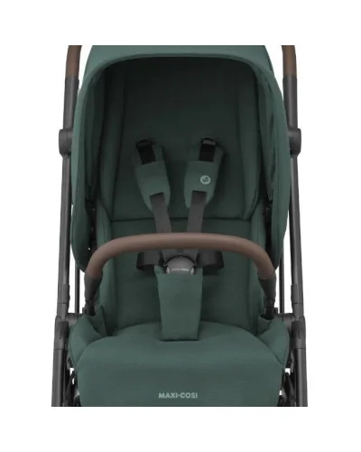 Poussette leona 2 ultra compacte essential green maxi cosi |la maison du bebe