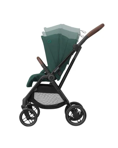 Poussette leona 2 ultra compacte essential green maxi cosi |la maison du bebe