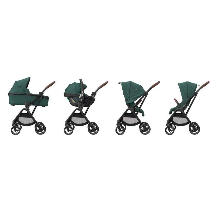 Poussette Leona 2 Ultra Compacte Essential Green Maxi-Cosi