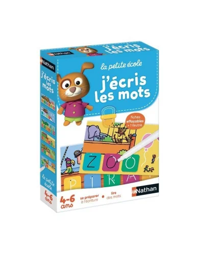 Jeu d’écriture La petite école J’écris les mots Nathan