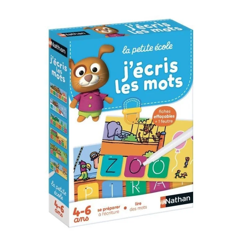 Jeu d’écriture La petite école J’écris les mots Nathan Jeu d’écriture La petite école J’écris les mots Nathan