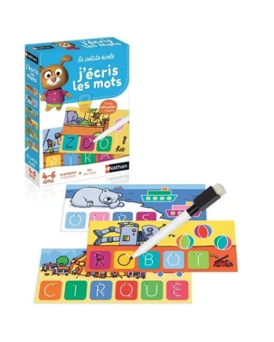 Jeu d’écriture La petite école J’écris les mots Nathan