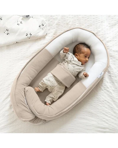 Cocoon baby nest Tetra Jersey Sand Doomoo