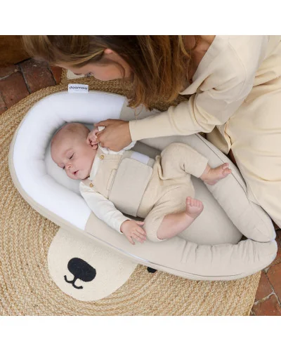 Cocoon baby nest Tetra Jersey Sand Doomoo