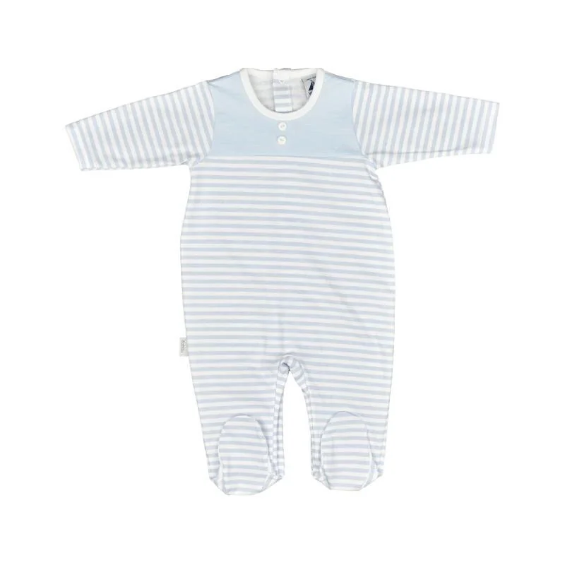 Pelele de algodón azul 6 meses Babidu