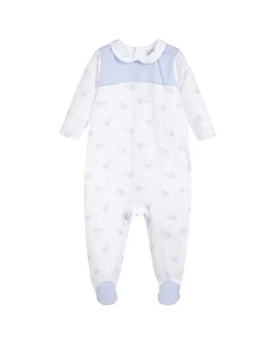 Cotton sleepsuit 6 months blue Babidu