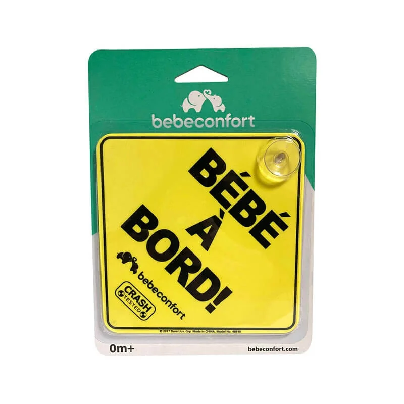 Baby on Board laminated sticker Bébé Confort