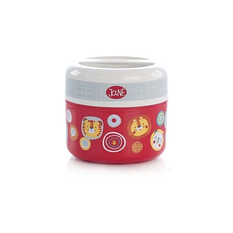 Boîte isotherme pour aliments de bébé rouge Jané