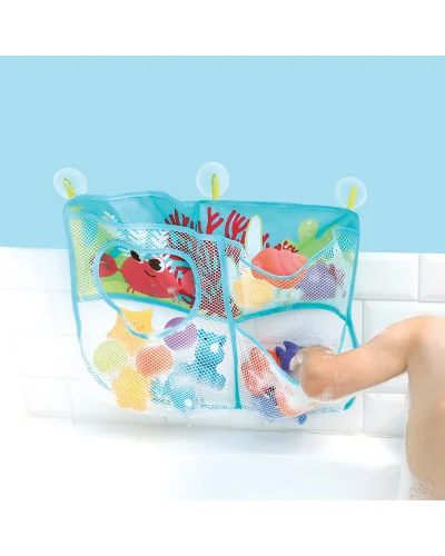 Organisateur de bain à ventouses pour jouets Ludi