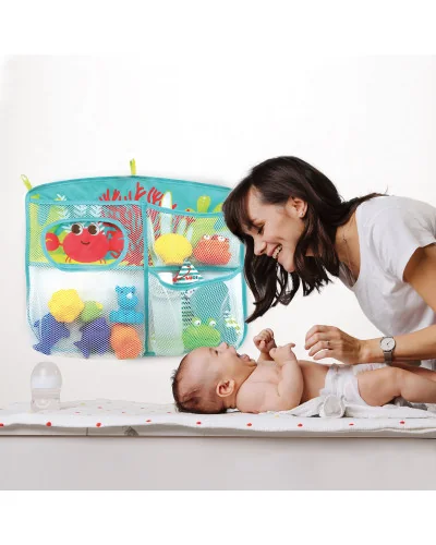 Suction cup bath toy organiser Ludi