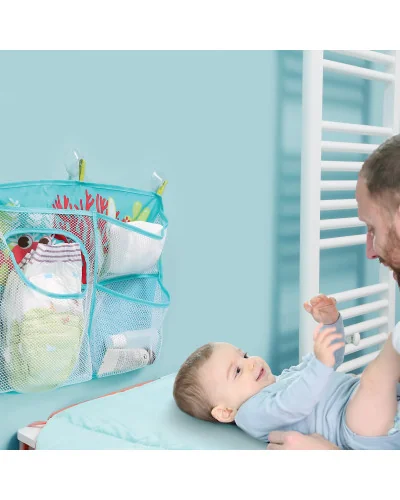 Organisateur de bain à ventouses pour jouets Ludi