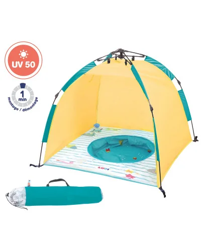 Tente de plage anti-UV piscine Minute Ludi