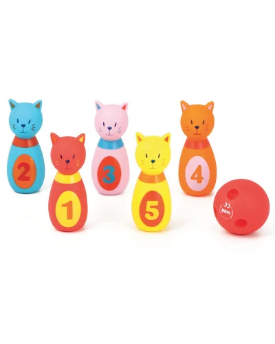 Jeu de quilles chat dès 10 mois Ludi