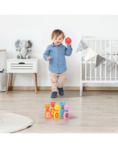 Jeu de quilles chat dès 10 mois Ludi
