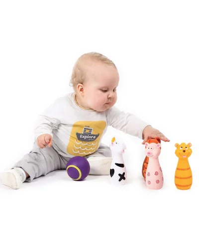 Jeu de quilles animaux dès 10 mois Ludi