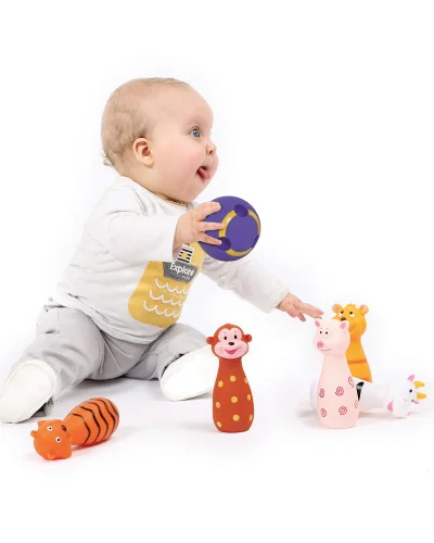 Juego de bolos animales desde 10 meses Ludi