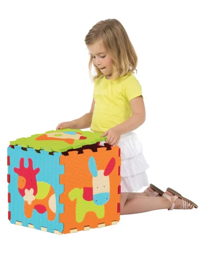 Tapis de jeu mousse animaux Ludi