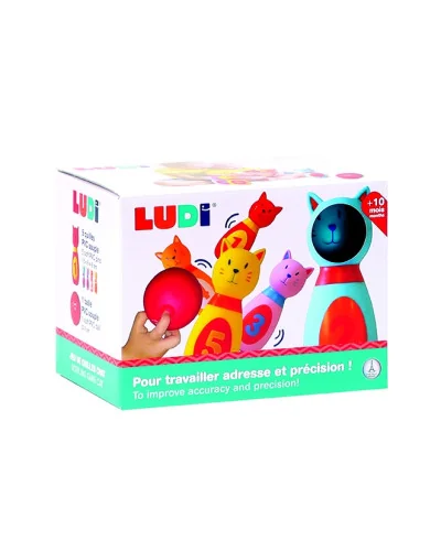 Jeu de quilles chat dès 10 mois Ludi