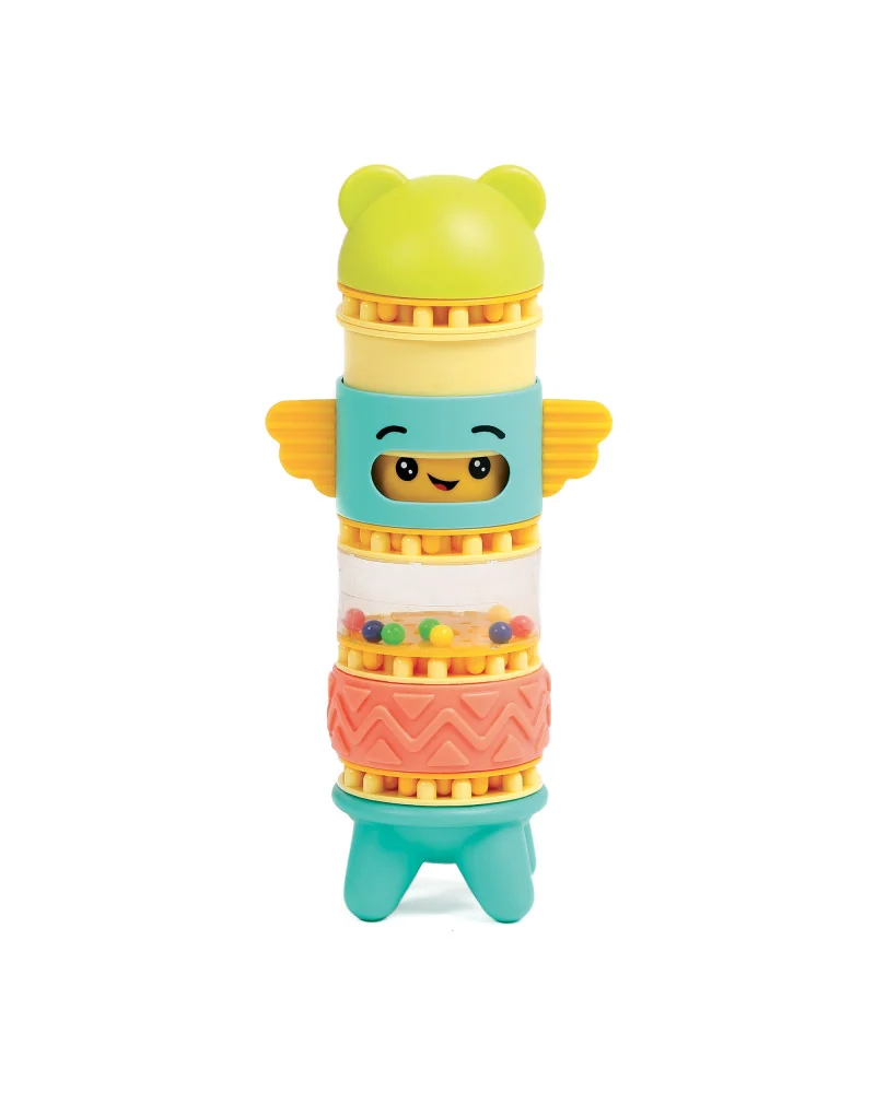 Blocs Mousse Ludi 28 - Jouet D'Éveil Bébé 10 Mois - Développe Motricité Fine - 29,3x9x24,6cm Jeux Mousse Bain