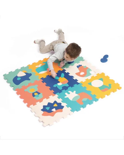 Tapis de jeu dalles animaux dès la naissance Ludi
