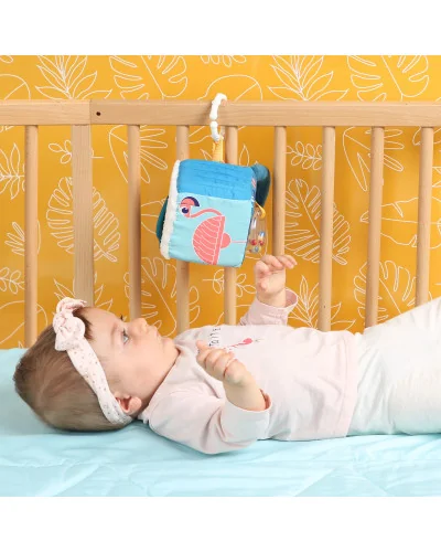 Cube D'éveil En Tissu Feuille Ludi | la maison du bebe