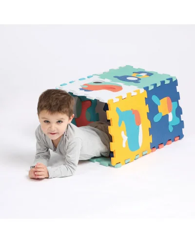 Tapis de jeu dalles animaux dès la naissance Ludi