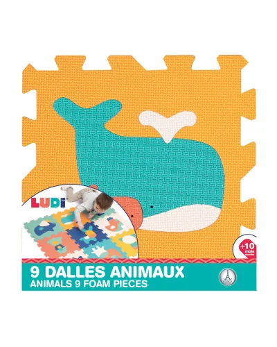 Animal tiles play mat from birth Ludi