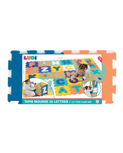 Tapis de jeu dalles lettres dès 10 mois Ludi