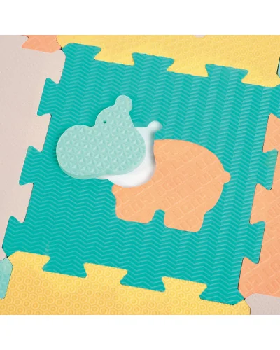 Tapis de jeu dalles animaux Touch 9 pièces Ludi